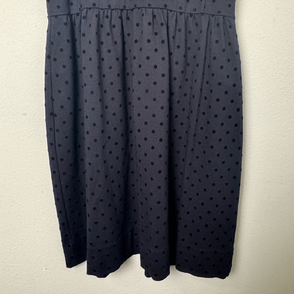J.‎ Crew Velvet Polka-Dot Ponte Dress Size Large - Picture 6 of 12